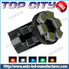 Topcity Newest Euro Error Free Canbus T10 6SMD 3528 Canbus 7LM Cold white - Canbus led
